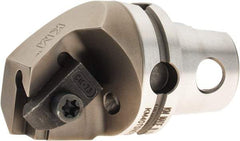 Kennametal - NG3L Insert, 40mm Head Length, Modular Grooving Cutting Unit Head - Right Hand Cut, System Size KM40, Through Coolant, Series Top Notch - USA Tool & Supply