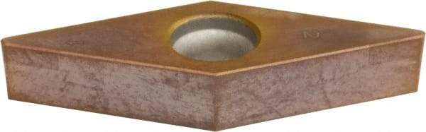 Sumitomo - 2NC-VBGA221 Grade BNC100 PCBN Turning Insert - TiCN Finish, 35° Diamond, 1/4" Inscr Circle, 1/8" Thick, 1/64" Corner Radius - USA Tool & Supply