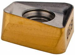Iscar - H490 ANCX090412 Grade IC830 Carbide Milling Insert - TiAlN/TiN Finish, 0.189" Thick, 1.2mm Corner Radius - USA Tool & Supply