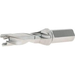 Iscar - 0.827" to 0.862" Diam, 3xD, 2.48" Max Depth, 1" Shank Diam, 6" OAL, Replaceable-Tip Drill - FCP, ICK, ICK-2M, ICM, ICN, ICP, iCP-2M Insert, 21 Seat Size, 61969796 Toolholder, Series SumoCham - USA Tool & Supply