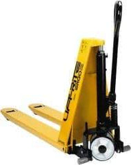 Lift-Rite - 3,000 Lb Capacity, 31-1/2" Lift Industrial Pallet Truck - 3-1/4" Min Lift Height, 48" Fork Length x 7" Fork Width, 27" Overall Width - USA Tool & Supply