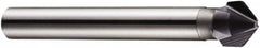DORMER - 6mm Shank Diam, 3 Flute 90° High Speed Steel Countersink - USA Tool & Supply