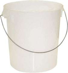 Rubbermaid - Round, Clear Polypropylene Food Storage Container - 14" High x 13.1" Wide - USA Tool & Supply