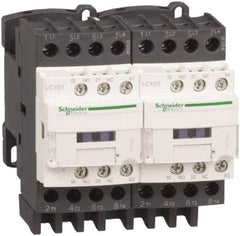 Schneider Electric - 4 Pole, 24 Coil VAC at 50/60 Hz, 40 Amp at 440 VAC, Reversible IEC Contactor - Bureau Veritas, CCC, CSA, CSA C22.2 No. 14, DNV, EN/IEC 60947-4-1, EN/IEC 60947-5-1, GL, GOST, LROS, RINA, RoHS Compliant, UL 508, UL Listed - USA Tool & Supply