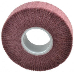 3M - 8" Diam Aluminum Oxide Finishing Flap Wheel - 3" Hole, 2" Wide, Density 3, Nonwoven, Fine Grade, 3,200 Max RPM - USA Tool & Supply