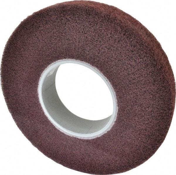 3M - 12" Diam Aluminum Oxide Finishing Flap Wheel - 5" Hole, 2" Wide, Density 5, Nonwoven, Medium Grade, 2,500 Max RPM - USA Tool & Supply
