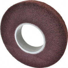 3M - 12" Diam Aluminum Oxide Finishing Flap Wheel - 5" Hole, 2" Wide, Density 5, Nonwoven, Medium Grade, 2,500 Max RPM - USA Tool & Supply