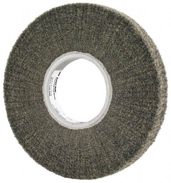 3M - 8" Diam Silicon Carbide Finishing Flap Wheel - 3" Hole, 1" Wide, Density 5, Nonwoven, Very Fine Grade, 3,200 Max RPM - USA Tool & Supply
