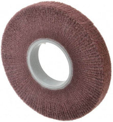 3M - 8" Diam Aluminum Oxide Finishing Flap Wheel - 3" Hole, 1" Wide, Density 7, Nonwoven, Fine Grade, 3,200 Max RPM - USA Tool & Supply