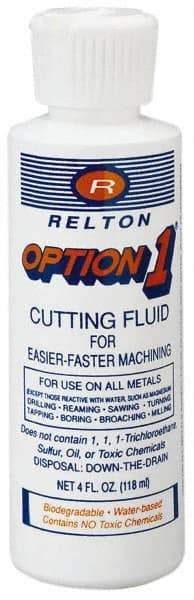 Relton - Option1, 5 Gal Pail Cutting Fluid - Water Soluble, For Cleaning, Machining - USA Tool & Supply