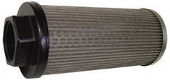Flow Ezy Filters - 60 Mesh, 378 LPM, 100 GPM, 5.2" Diam, Female Suction Strainer without Bypass - 3 Port NPT, 12-1/2" Long - USA Tool & Supply