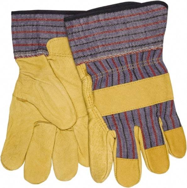 MCR Safety - Leather Work Gloves - USA Tool & Supply
