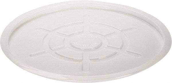 Vestil - Round Polyethylene Closed Head Drum Cover for 55 Gallon Container - 25" Wide - USA Tool & Supply