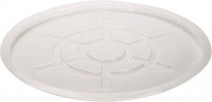 Vestil - Round Polyethylene Closed Head Drum Cover for 55 Gallon Container - 25" Wide - USA Tool & Supply