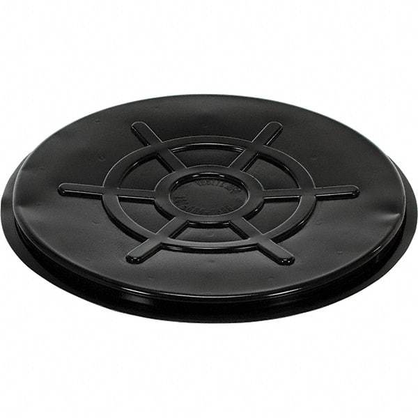 Vestil - Round Polyethylene Closed Head Drum Cover for 55 Gallon Container - 25" Wide - USA Tool & Supply