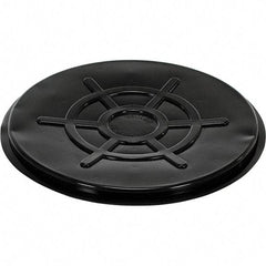 Vestil - Round Polyethylene Closed Head Drum Cover for 55 Gallon Container - 25" Wide - USA Tool & Supply