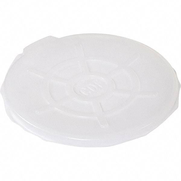 Vestil - Round Polyethylene Open Head Drum Cover for 55 Gallon Container - 25" Wide - USA Tool & Supply