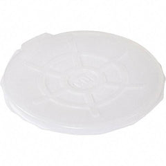 Vestil - Round Polyethylene Open Head Drum Cover for 55 Gallon Container - 25" Wide - USA Tool & Supply