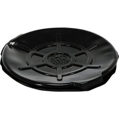 Vestil - Round Polyethylene Open Head Drum Cover for 55 Gallon Container - 25" Wide - USA Tool & Supply