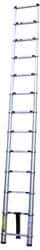 Vestil - 10-1/2' High, Type II Rating, Aluminum Telescopic Ladder - 225 Lb Capacity, 7-1/2' Working Length - USA Tool & Supply