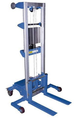 Vestil - 500 Lb Capacity, 47" Lift Height, Counter Weight Base Manually Operated Lift - USA Tool & Supply