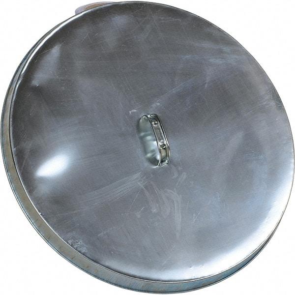 Vestil - 55 Gal, Steel Drum Cover - 25" Diam, Rigid Smooth Liner - USA Tool & Supply