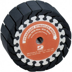 Dynabrade - 2" Wide x 5" Diam, Expander Wheel Spiral Band Drum - 5,000 RPM - USA Tool & Supply