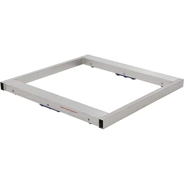 Vestil - 8,000 Lb Capacity Aluminum Pallet Dolly - 48" Long x 48" Wide x 4-1/4" High, 3" Wheels - USA Tool & Supply
