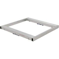 Vestil - 8,000 Lb Capacity Aluminum Pallet Dolly - 48" Long x 48" Wide x 4-1/4" High, 3" Wheels - USA Tool & Supply