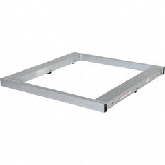 Vestil - 4,000 Lb Capacity Aluminum Pallet Dolly - 48" Long x 48" Wide x 4-1/4" High, 3" Wheels - USA Tool & Supply