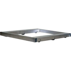 Vestil - 4,000 Lb Capacity Aluminum Pallet Dolly - 42" Long x 36" Wide x 4-1/4" High, 3" Wheels - USA Tool & Supply
