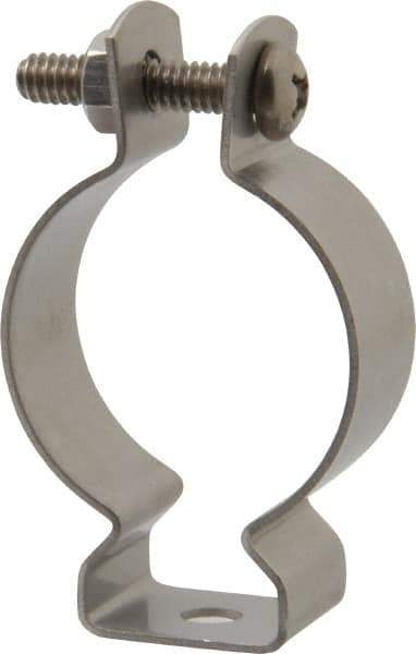 Cooper B-Line - Stainless Steel Rigid/EMT Conduit Hanger with Bolt - 1-1/2" EMT, 1-1/4" Rigid, 1/4" Rod - USA Tool & Supply