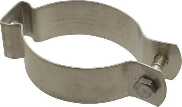 Cooper B-Line - Stainless Steel Rigid/EMT Conduit Hanger with Bolt - 4" EMT, 4" Rigid, 5/16" Rod - USA Tool & Supply