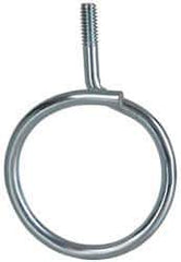 Cooper B-Line - 2" Pipe, Steel Threaded Bridle Rings - Silver, Zinc Plated, 50 Lb Capacity - USA Tool & Supply