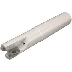 Iscar - 1-1/2" Cut Diam, 0.531" Max Depth of Cut, 1-1/4" Shank Diam, 6-1/2" OAL, Indexable Square Shoulder End Mill - HM90 AXCR 1505.. Inserts, Cylindrical Shank, 90° Lead Angle, Through Coolant, Series Helialu - USA Tool & Supply