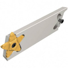 Iscar - 1.0236" Blade Height, 0.3346" Blade Width, 110mm OAL, Right Hand Cut, Double End Indexable Cut-Off Blade - PCHB Blade, PentaCut Series - USA Tool & Supply