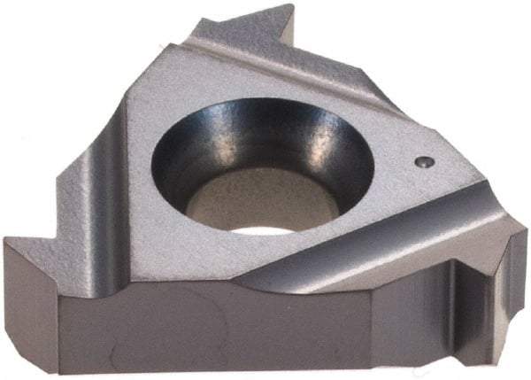 Iscar - 16ER External Right Hand 12 American Buttress Laydown Threading Insert - Grade IC908, TiAlN Coated Carbide, 9.53mm Inscribed Circle - USA Tool & Supply
