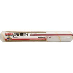 Wooster Brush - 1/2" Nap, 18" Wide Paint Roller - Semi-Rough Texture, Woven - USA Tool & Supply
