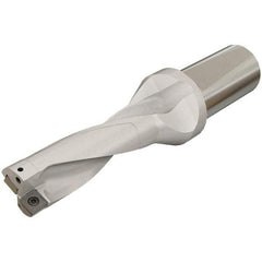 Iscar - 78mm Max Drill Depth, 3xD, 26mm Diam, Indexable Insert Drill - 2 Inserts, 32mm Shank Diam, Whistle Notch Shank - USA Tool & Supply
