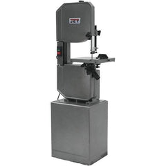 Jet - 13-1/2 Inch Throat Capacity, Step Pulley Vertical Bandsaw - 3300 (Wood), 39, 57, 78, 107, 142, 196, 278 (Metal) SFPM, 1 HP, Single Phase - USA Tool & Supply