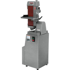 Jet - 48 Inch Long x 6 Inch Wide Horizontal and Vertical Belt Sanding Machine - 2,850 Ft./min Belt Speed, 1-1/2 Hp, Single Phase - USA Tool & Supply