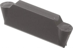 Seco - LCMF, 0.118" Cutting Width, MP, TGP25 Grade, Double End Multi-Directional Turning Insert - TiCN, Al2O3 Coated, Full Radius - USA Tool & Supply