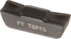 Seco - LCMF, 0.157" Cutting Width, FT, TGP25 Grade, Double End Multi-Directional Turning Insert - TiCN, Al2O3 Coated, Full Radius - USA Tool & Supply