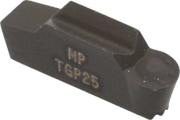Seco - LCMR, 0.197" Cutting Width, MP, TGP25 Grade, Single End Multi-Directional Turning Insert - TiCN, Al2O3 Coated, Full Radius - USA Tool & Supply
