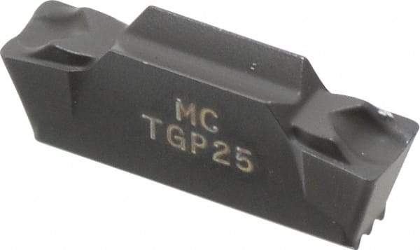 Seco - LCMF, 0.157" Cutting Width, MC, TGP25 Grade, Double End Multi-Directional Turning Insert - TiCN, Al2O3 Coated - USA Tool & Supply