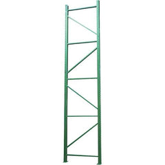 Vestil - 24,000 Lb Capacity Heavy-Duty Framing Upright Pallet Storage Rack - 42" Wide x 120" High x 42" Deep, Green - USA Tool & Supply