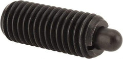 Vlier - 5/8-11, 1-1/2" Thread Length, 5/16" Plunger Projection, Steel Threaded Spring Plunger - 0.308 - 0.31" Max Plunger Diam, 1-1/2" Plunger Length, 10.5 Lb Init End Force, 25.5 Lb Final End Force - USA Tool & Supply