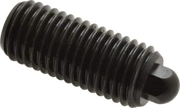 Vlier - 3/4-10, 1-3/4" Thread Length, 5/16" Plunger Projection, Steel Threaded Spring Plunger - 3/8 (Hex)" Max Plunger Diam, 1-3/4" Plunger Length, 6.7 Lb Init End Force, 37.3 Lb Final End Force, 3/8" Hex - USA Tool & Supply