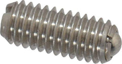Vlier - M6x1.0, 3.5mm Ball Diam, 14mm Body Length, 1mm Max Ball Reach, Threaded Ball Plunger - Stainless Steel Body, Stainless Steel Ball, 0.45 Lb Initial End Force, 1.35 Lb Final End Force - USA Tool & Supply