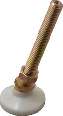 Vlier - 1/2-13 Bolt Thread, Studded Pivotal Stud Mount Leveling Pad & Mount - 700 Max Lb Capacity, 1-7/8" Base Diam - USA Tool & Supply